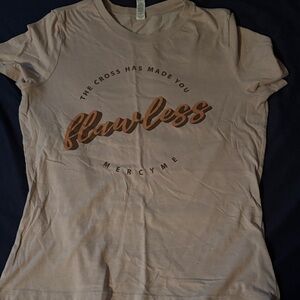 MercyMe Flawless Graphic Tee - Cream